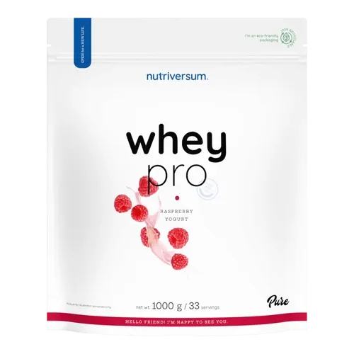 Whey PRO - 1000 g - málna-joghurt - Nutriversum - 