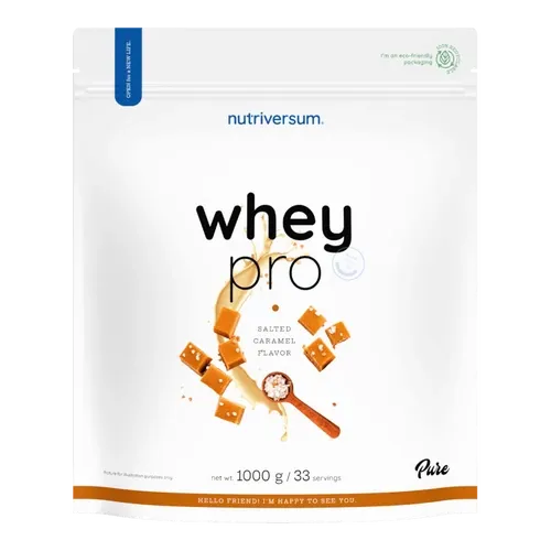 Whey PRO - 1000 g - sós karamell - Nutriversum - 
