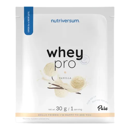Whey PRO - 30 g - vanília - Nutriversum - 
