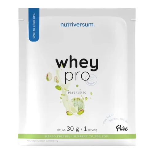 Whey PRO - 30 g - pisztácia - Nutriversum - 