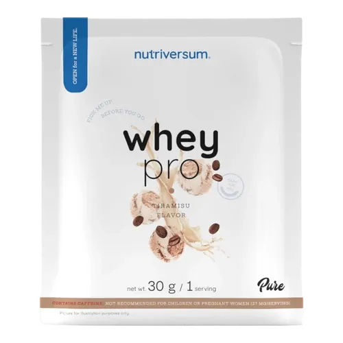 Whey PRO - 30 g - tiramisu - Nutriversum - 