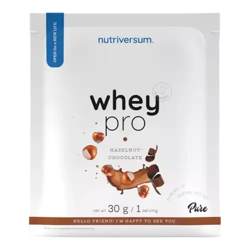Whey PRO - 30 g - mogyorós-csokoládé - Nutriversum - 