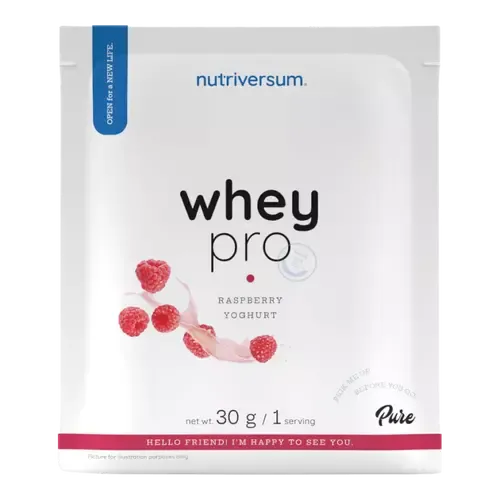 Whey PRO - 30 g - málna-joghurt - Nutriversum - 
