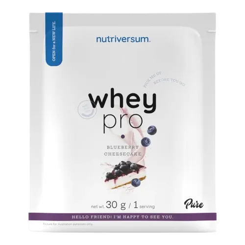 Whey PRO - 30 g - áfonyás sajttorta - Nutriversum - 