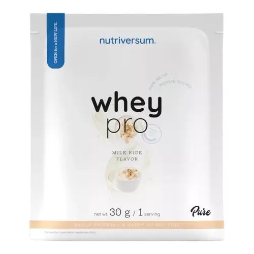 Whey PRO - 30 g - tejberízs - Nutriversum - 