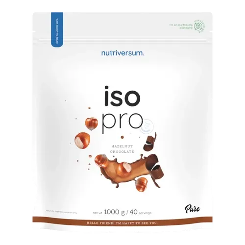 ISO PRO - 1000 g - mogyorós-csokoládé - Nutriversum - 