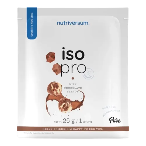ISO PRO - 25 g - tejcsokoládé - Nutriversum - 