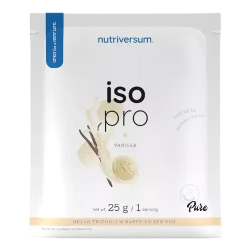 ISO PRO - 25 g - vanília - Nutriversum - 