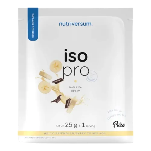 ISO PRO - 25 g - banán split - Nutriversum - 