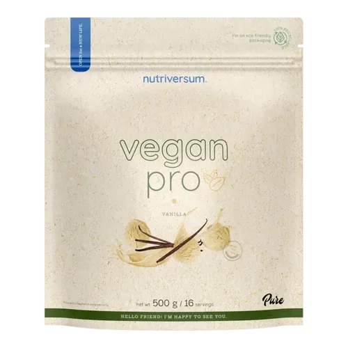 Vegan Pro - 500 g - vanília - Nutriversum - 