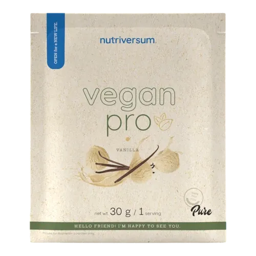 Vegan Pro - 30 g - vanília - Nutriversum - 