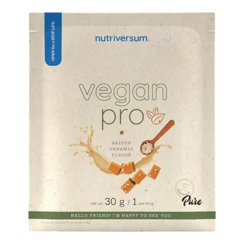 Vegan Pro - 30 g - sós karamell - Nutriversum - 