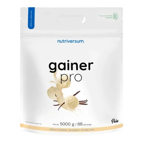 Gainer PRO - 5000 g - vanília - Nutriversum - 
