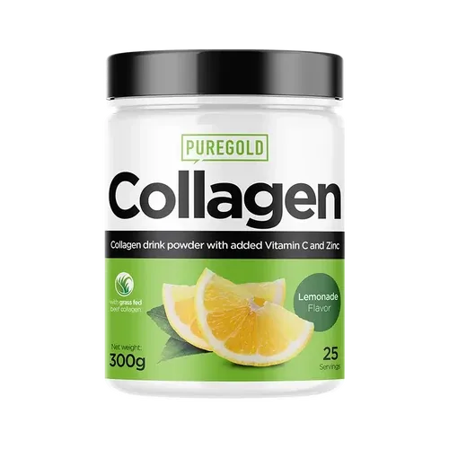 Collagen Marha kollagén italpor - Limonádé - 300g - PureGold - 10.000mg Kollagén