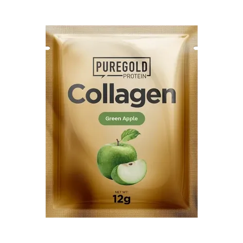 Collagen Marha kollagén italpor - Zöldalma - 12g - PureGold - 10.000mg Kollagén