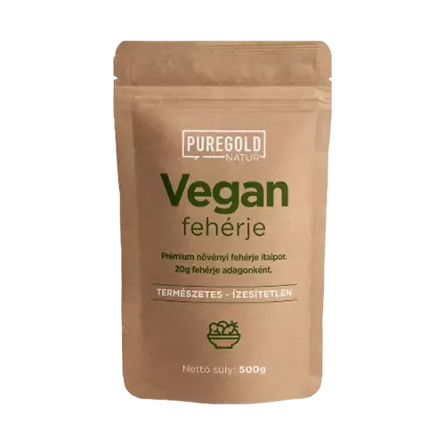 Natur Line Vegan Fehérje italpor - ízesítetlen 500g - PureGold - 