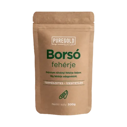 Natur Line Vegan borsó Fehérje italpor - ízesítetlen 500g - PureGold - 