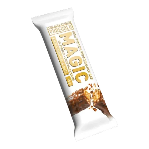 Magic Bar protein szelet - Salted Nuts &amp; Caramel - 45g - PureGold - 