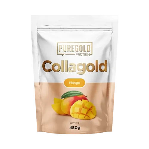 CollaGold Marha és Hal kollagén italpor hialuronsavval - Mango - 450g - PureGold - 