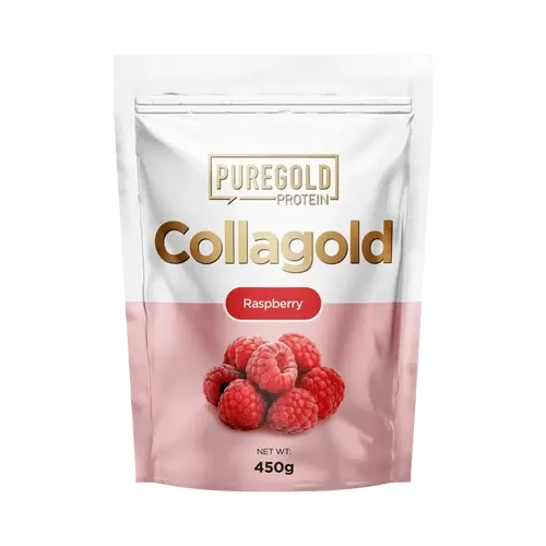 CollaGold Marha és Hal kollagén italpor hialuronsavval - Raspberry - 450g - PureGold - 
