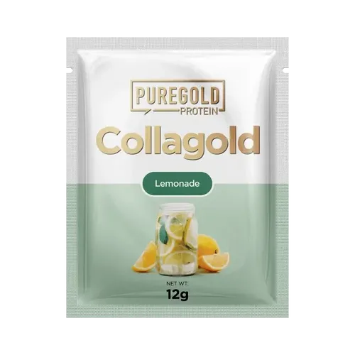 CollaGold Marha és Hal kollagén italpor hialuronsavval - Lemonade - 12g - PureGold - 