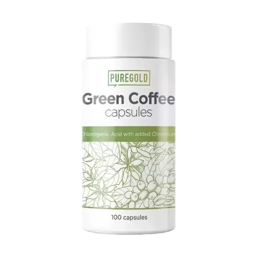 Green Coffee étrend-kiegészítő - 100 kapszula - PureGold - 