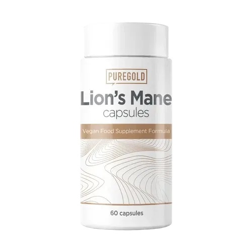 Lions Mane étrend-kiegészítő formula - 60 kapszula - PureGold - 
