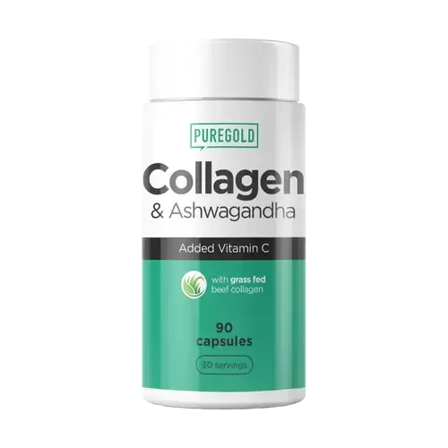 Collagen &amp; Ashwagandha étrend-kiegészítő - 90 kapszula - PureGold - 