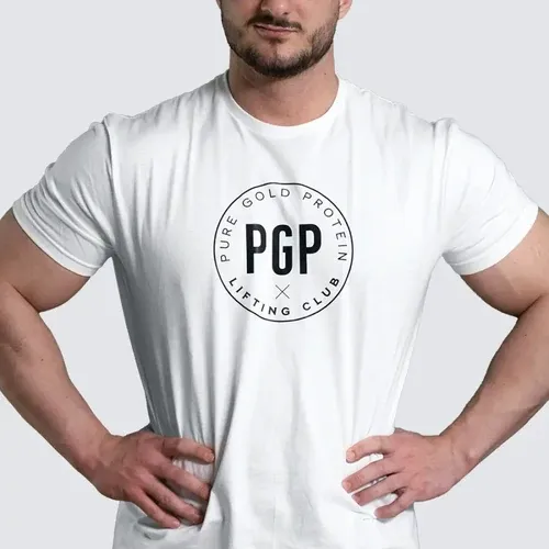 Férfi Pure Gold Lifting Club White - XL - 