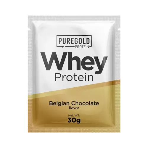 Whey Protein fehérjepor - 30 g - PureGold - belga csokoládé - 