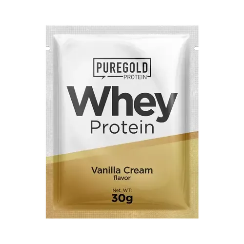 Whey Protein fehérjepor - 30 g - PureGold - vanília - 