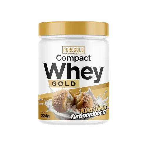 Compact Whey Gold fehérjepor 224 g - klasszikus túrógombóc - PureGold - 