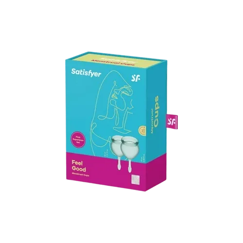 Menstruációs kehely szett - Feel Good - zöld - 2db - 