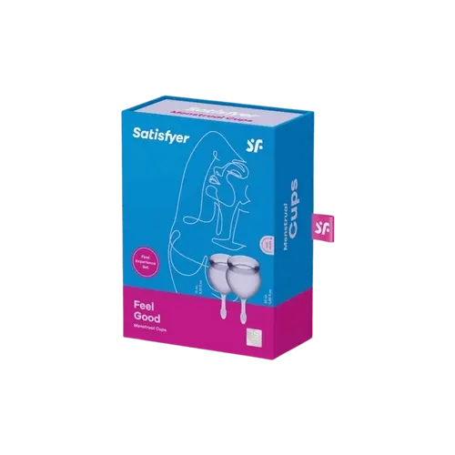 Menstruációs kehely szett - Feel Good - lila - 2db - 