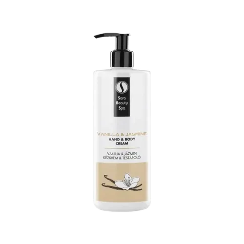 Hidratáló kézkrém és testápoló - Vanília és Jázmin - 500ml - Sara Beauty Spa - 