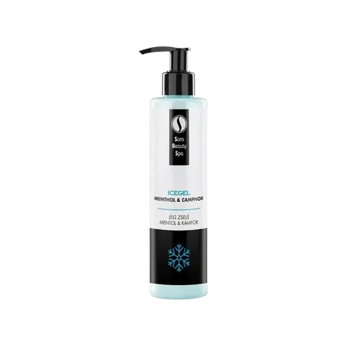Izomlazító Jégzselé - Mentol és Kámfor - 250ml - Sara Beauty Spa - 