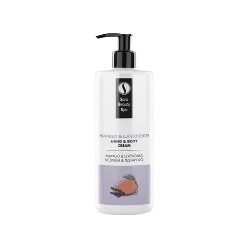 Hidratáló kézkrém és testápoló - Mangó és Levendula - 500ml - Sara Beauty Spa - 