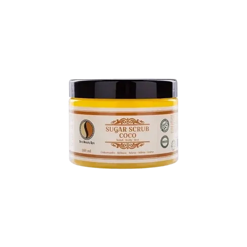 Bőrradír és Testradír - Kókusz cukorradír - 500ml - Sara Beauty Spa - 