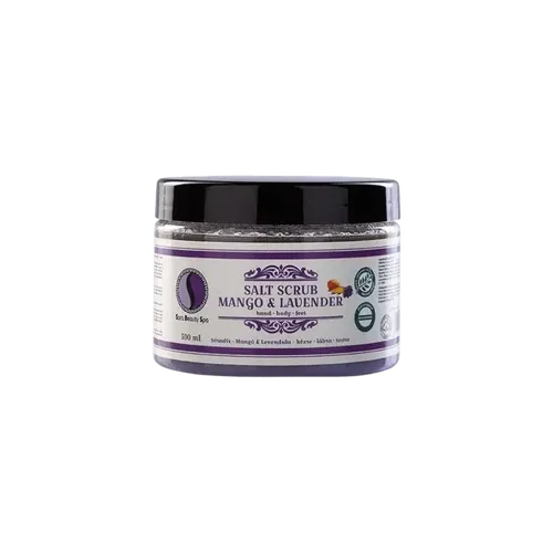 Bőrradír és Testradír - Mangó-levendula sóradír - 500ml - Sara Beauty Spa - 