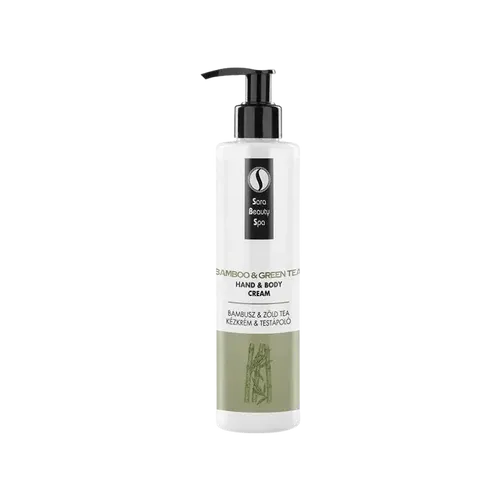Hidratáló kézkrém és testápoló - Bambusz és Zöld tea - 250ml - Sara Beauty Spa - 