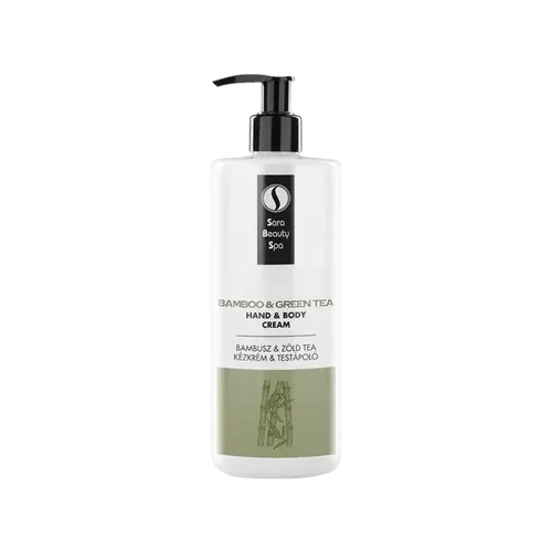 Hidratáló kézkrém és testápoló - Bambusz és Zöld tea - 500ml - Sara Beauty Spa - 