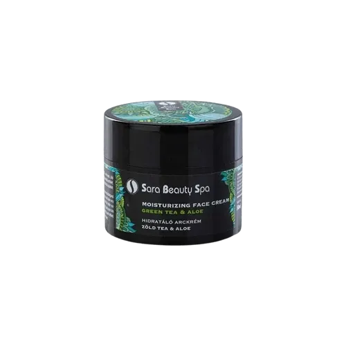 Nappali hidratáló arckrém - Zöld Tea és Aloe Vera - 50ml - Sara Beauty Spa - 