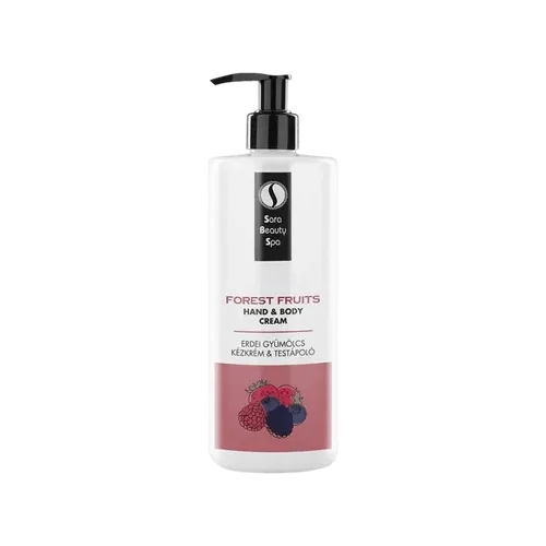 Hidratáló Kézkrém és Testápoló - Erdei Gyümölcs - 500ml - Sara Beauty Spa - 