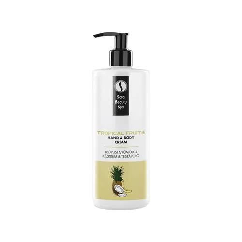 Hidratáló kézkrém és testápoló - Trópusi Gyümölcs - 500ml - Sara Beauty Spa - 