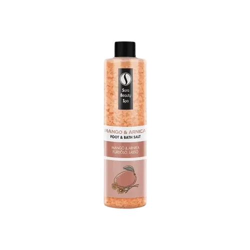 Regeneráló fürdősó és lábáztató só - Mangó és Árnika -  330g - Sara Beauty Spa - 