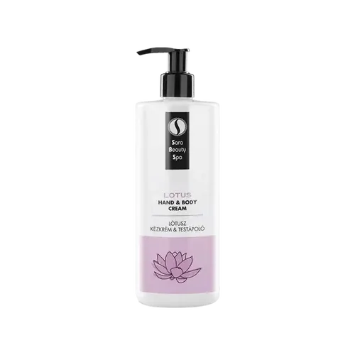 Hidratáló kollagén kézkrém és testápoló - Lótusz és Vízililiom - 500ml - Sara Beauty Spa - 