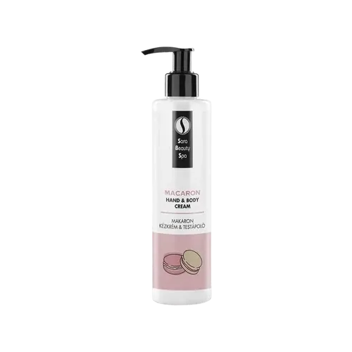 Hidratáló kollagén kézkrém és testápoló - Makaron - 250ml - Sara Beauty Spa - 