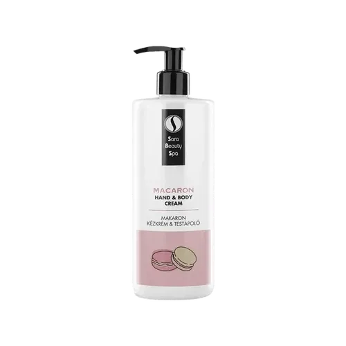 Hidratáló kollagén kézkrém és testápoló - Makaron - 500ml - Sara Beauty Spa - 