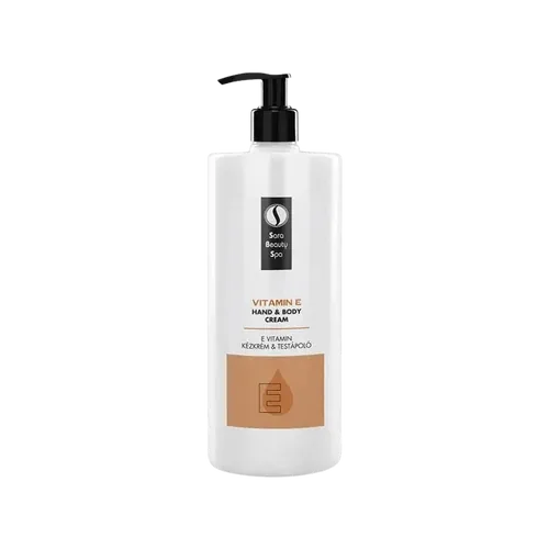 Hidratáló kézkrém és testápoló - E vitamin - 1000ml - Sara Beauty Spa - 