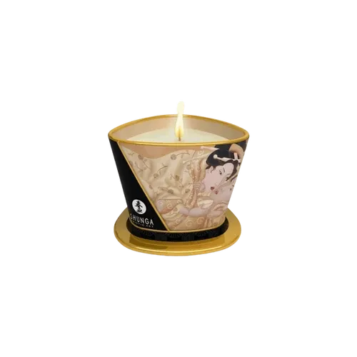 Shunga - Masszázsgyertya Vanília (170ml) - kozmetikai minőségű, természetes olajok